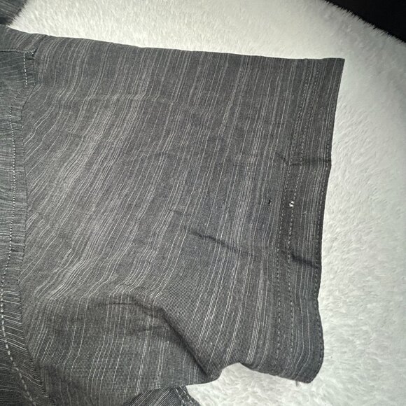 Free Planet Mens 3X Big & Tall Black/Gray Short-Sleeve Button-Up Shirt New $56 - Picture 10 of 10